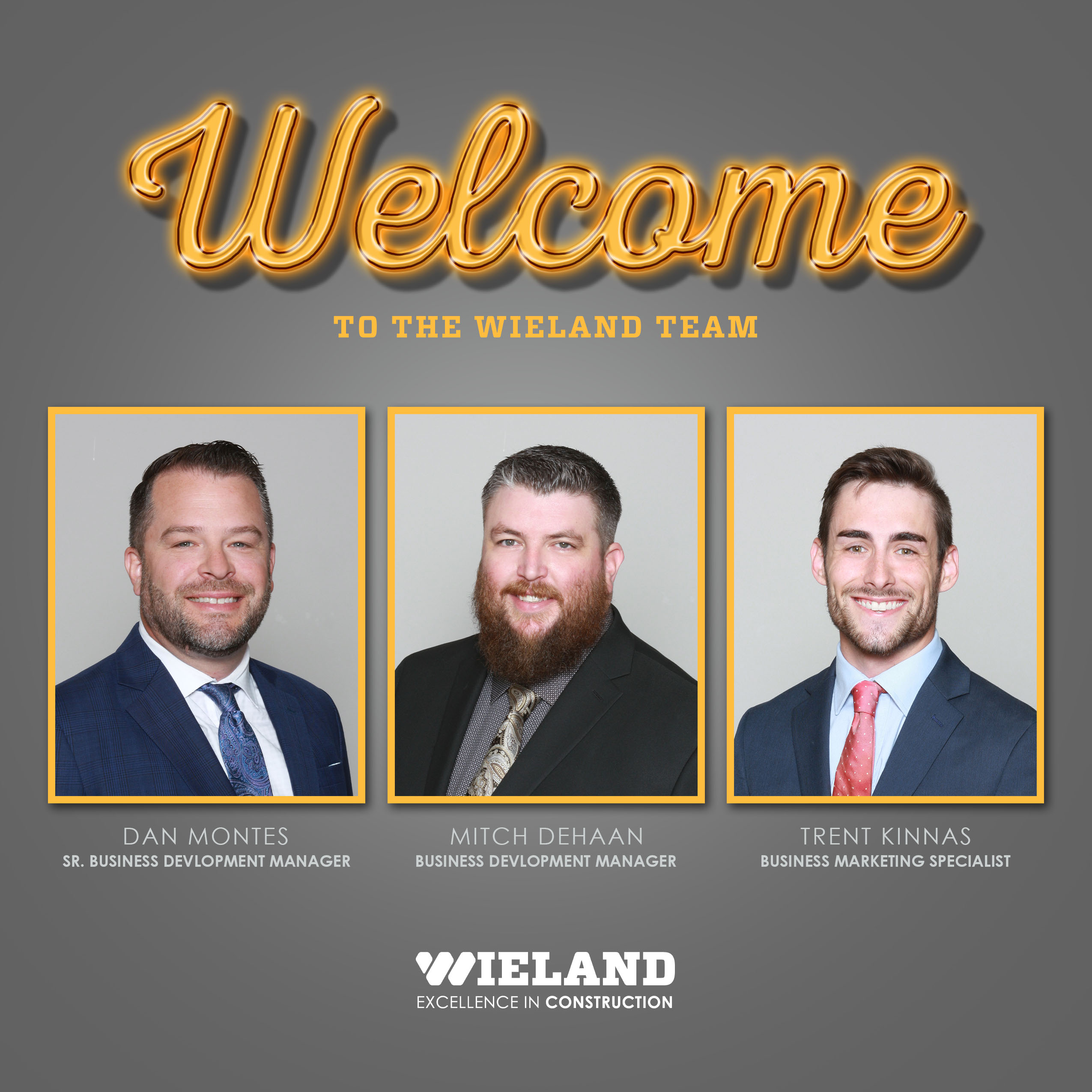 WIELAND's three new hires