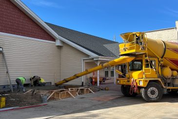 Concrete Pour at Briggs District Library